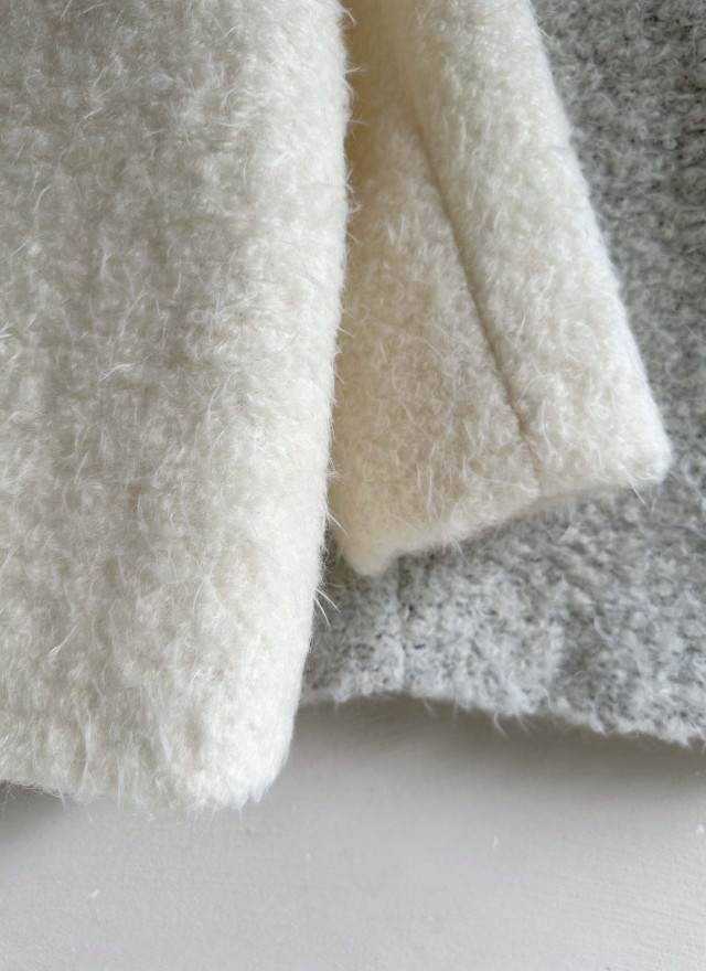 BS柔妍翻領毛呢大衣(兩色)