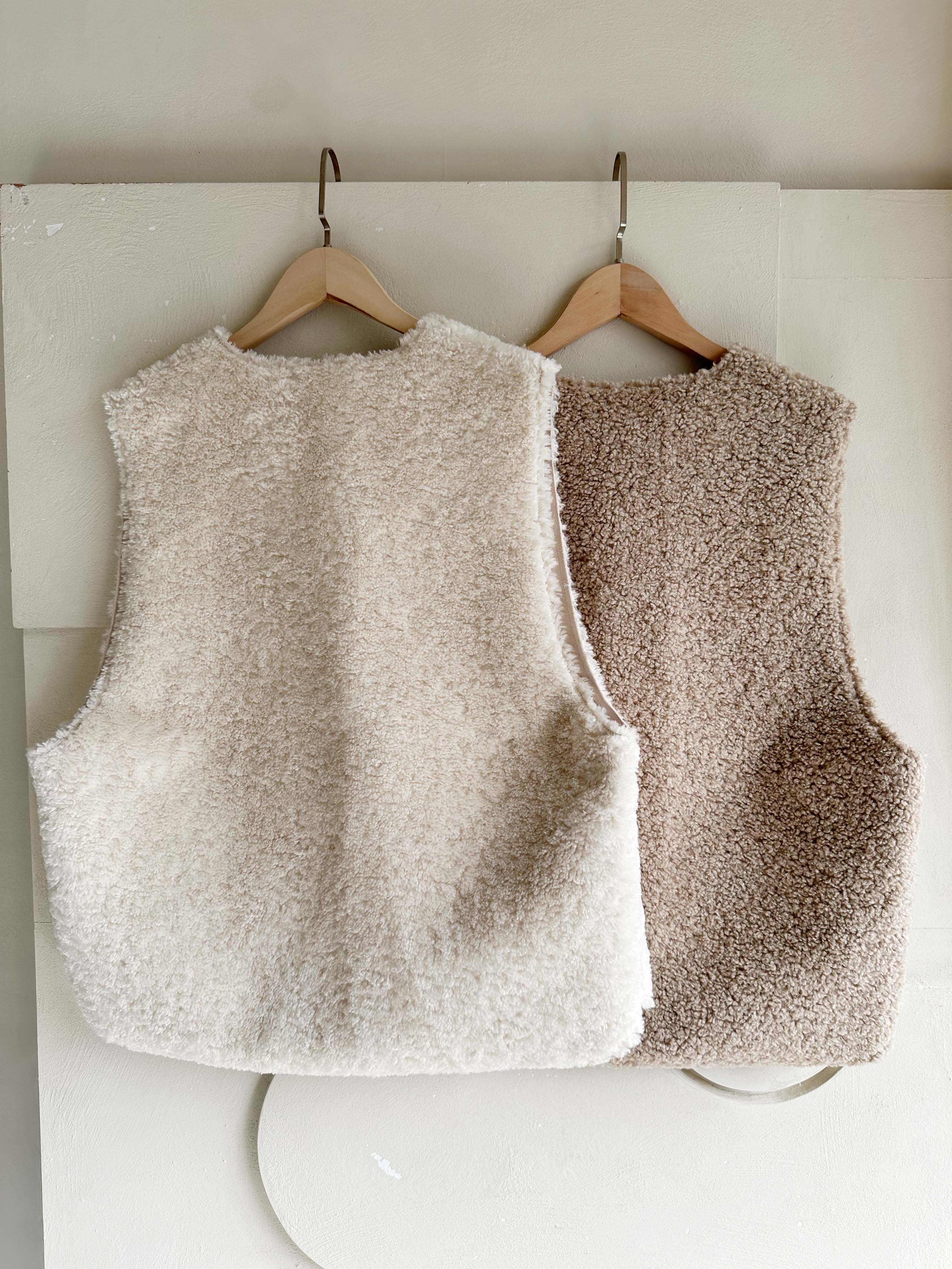 BS蓓菈絨毛背心(兩色)