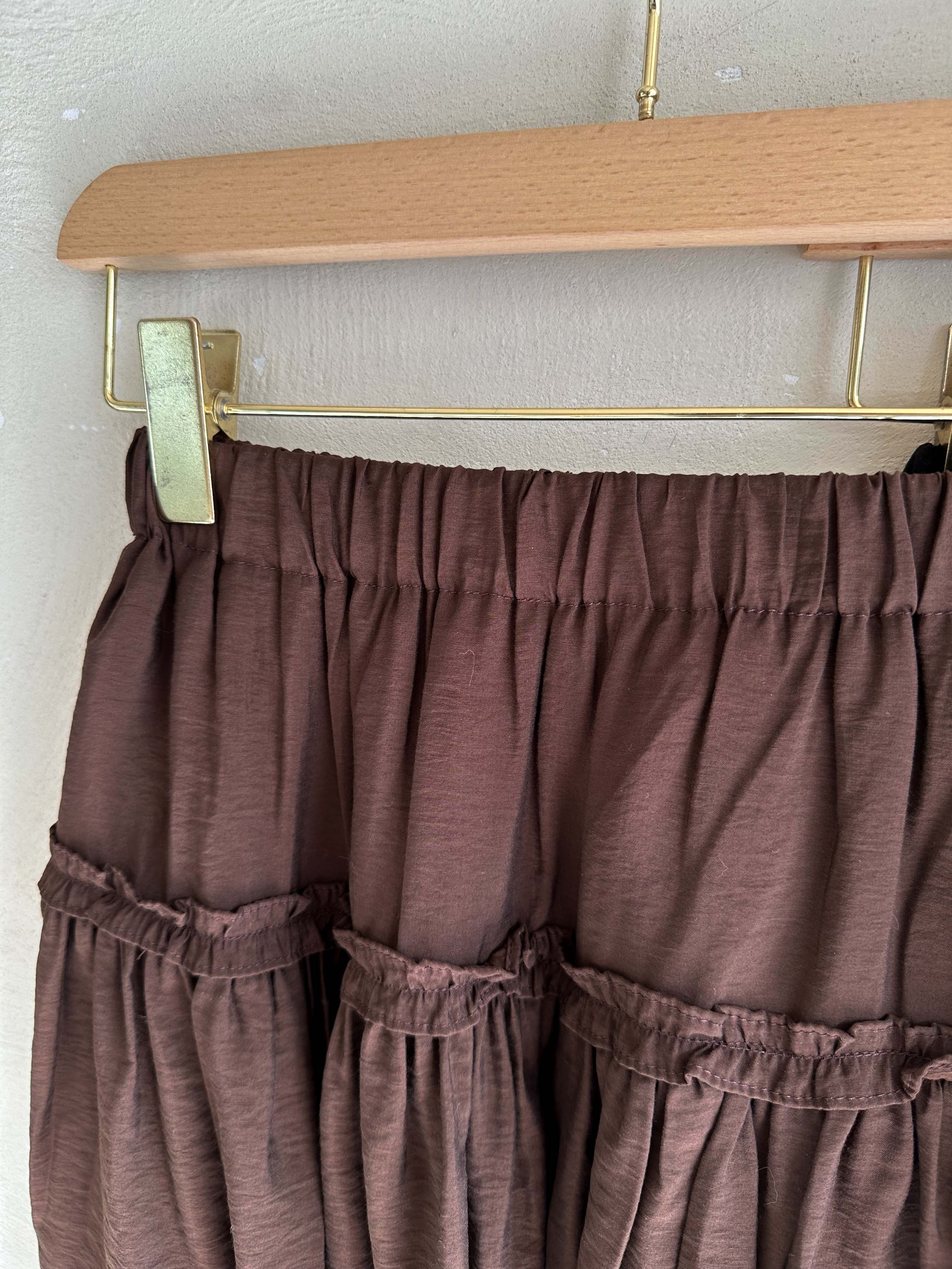 BS摺邊層次裙(兩色)