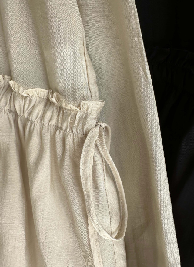 BS側綁帶層次洋裝