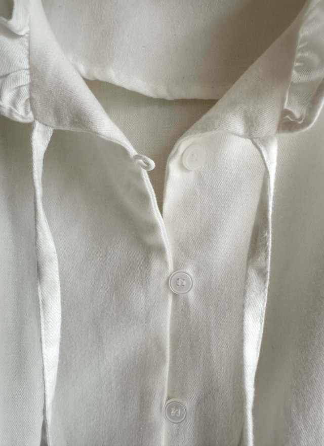 BS摺邊綁帶襯衫