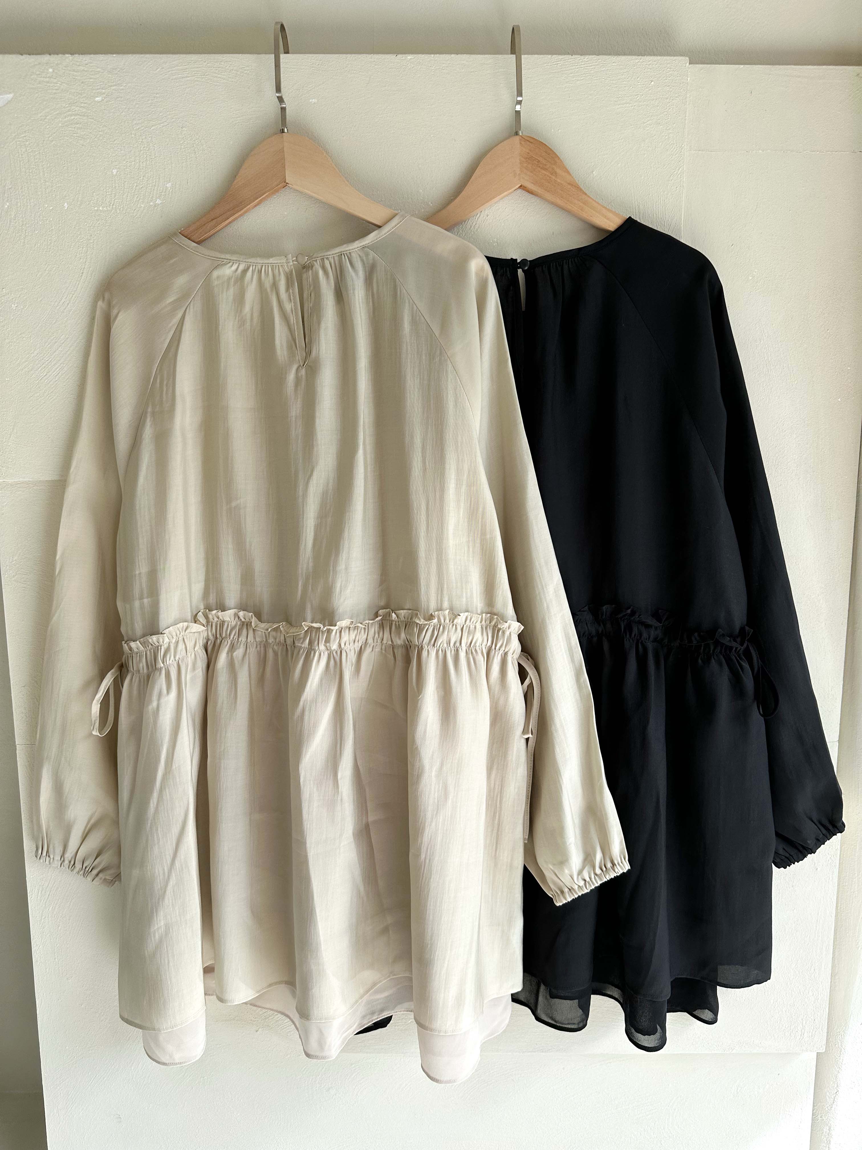 BS側綁帶層次洋裝