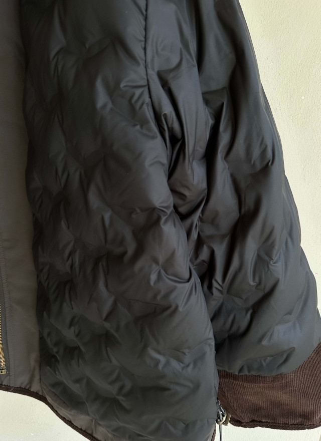 韓國撞色鴨絨外套-毛領不可拆