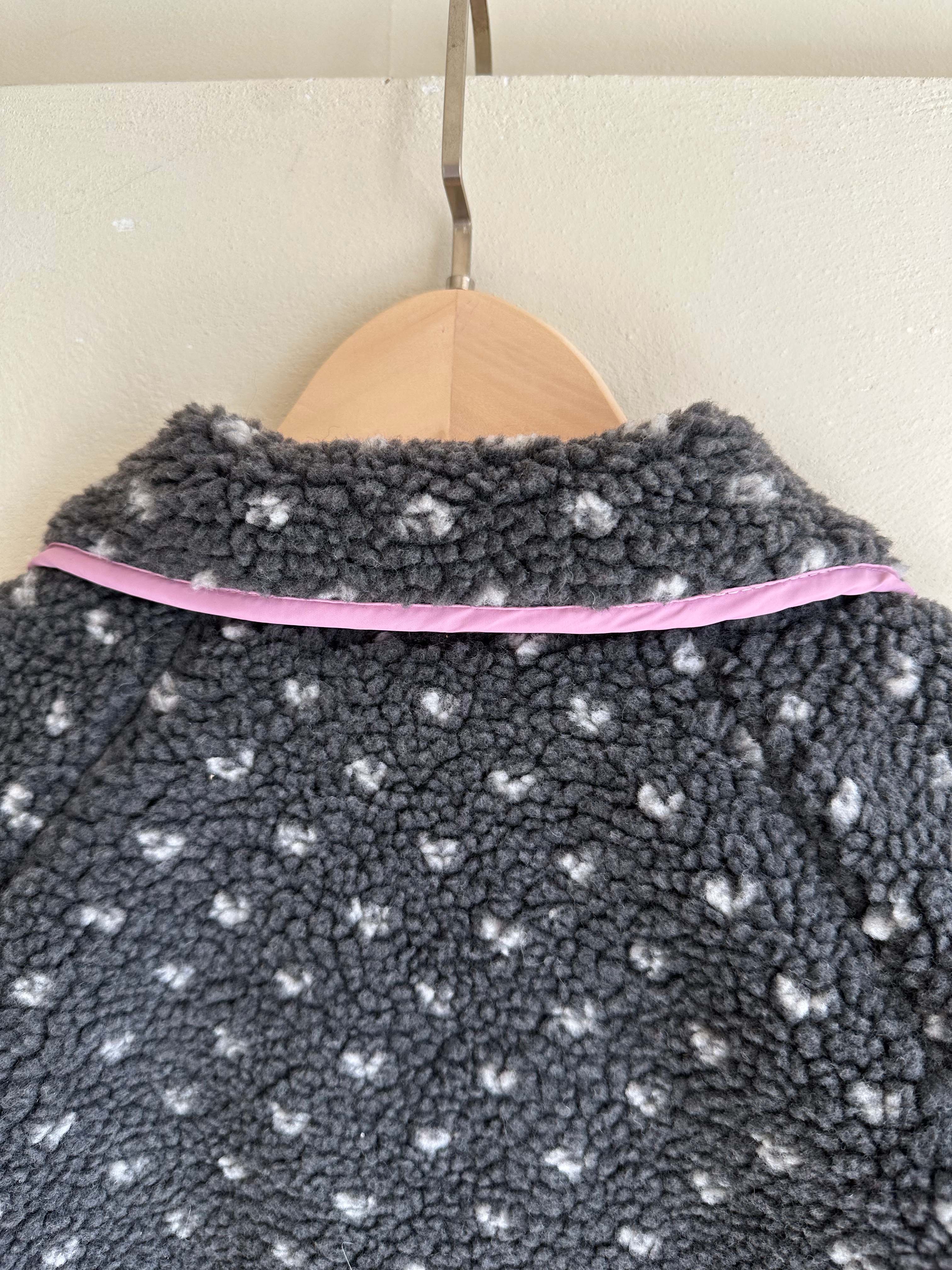 BS 圓點雙面羊羔絨外套 (雙面可穿)-兩色