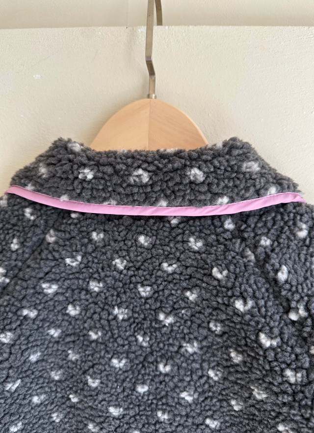 BS 圓點雙面羊羔絨外套 (雙面可穿)-兩色