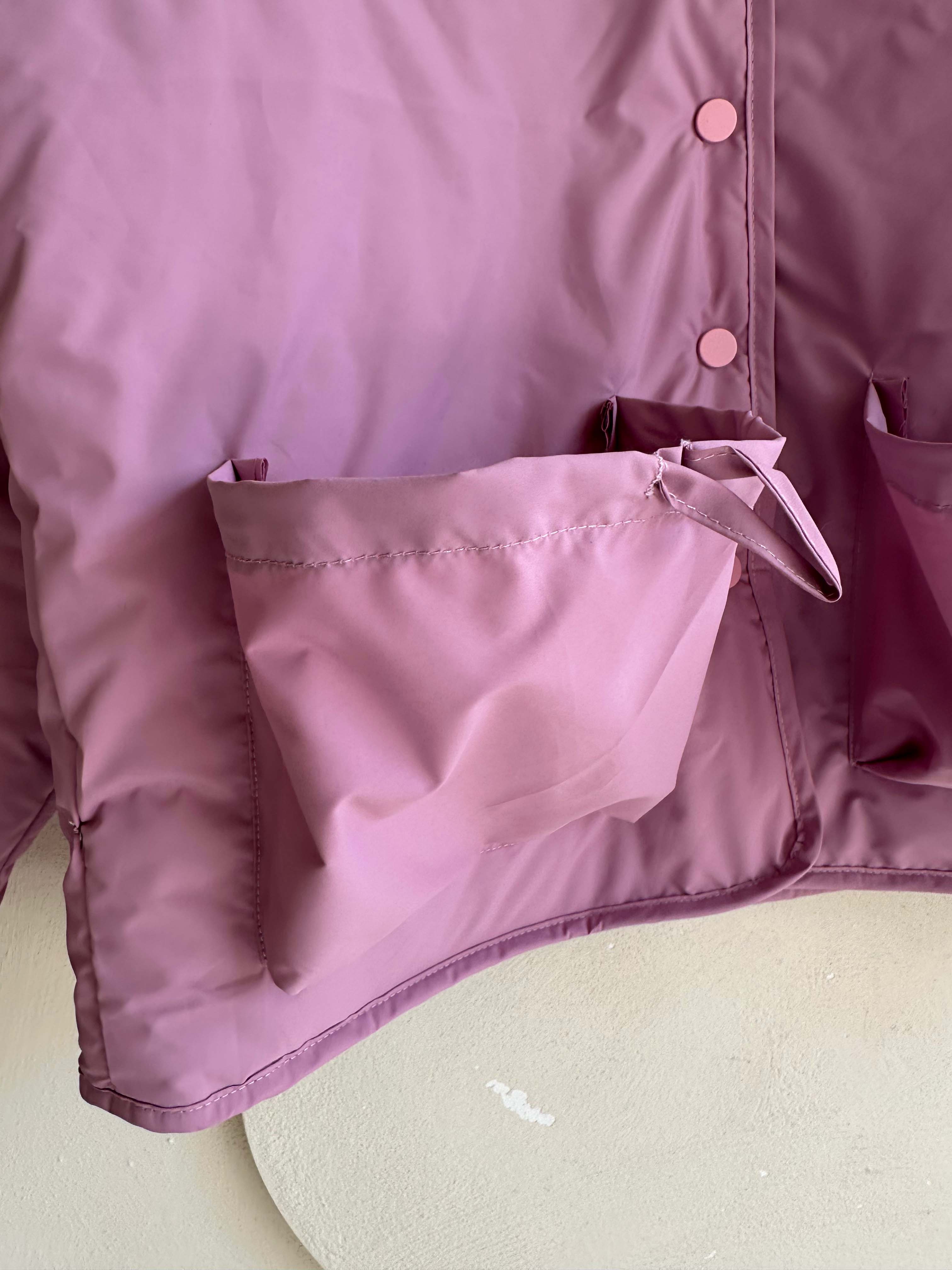 BS 圓點雙面羊羔絨外套 (雙面可穿)-兩色