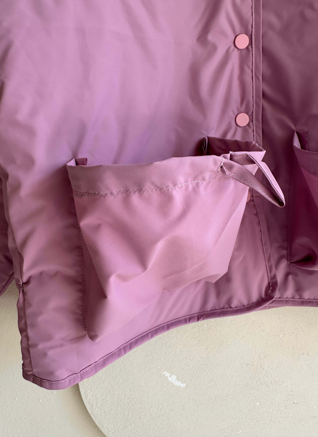 BS 圓點雙面羊羔絨外套 (雙面可穿)-兩色