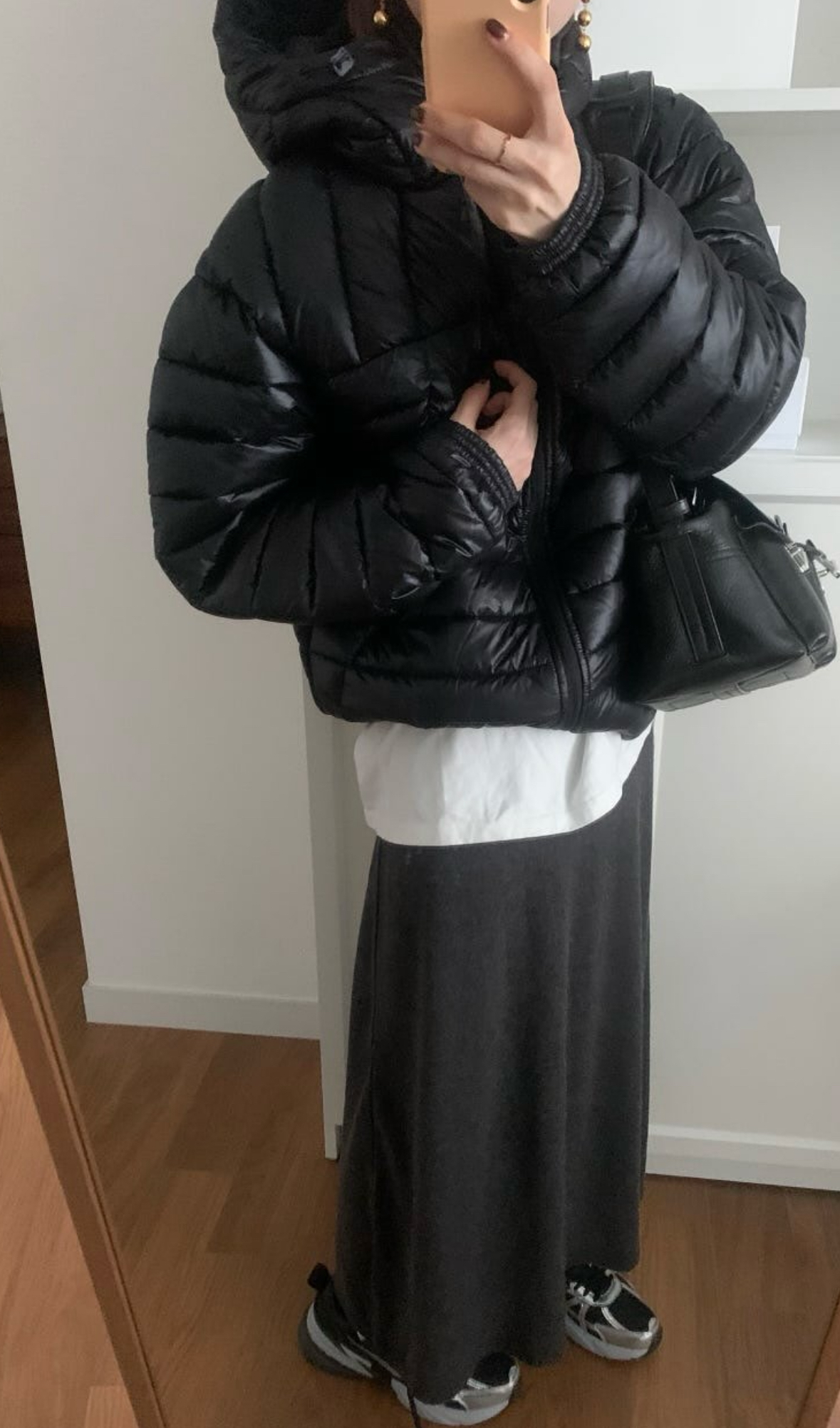 BS韓國多口袋連帽羽絨外套(三色)