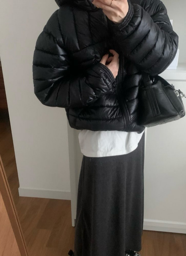 BS韓國多口袋連帽羽絨外套(三色)