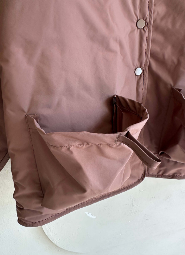 BS 圓點雙面羊羔絨外套 (雙面可穿)-兩色