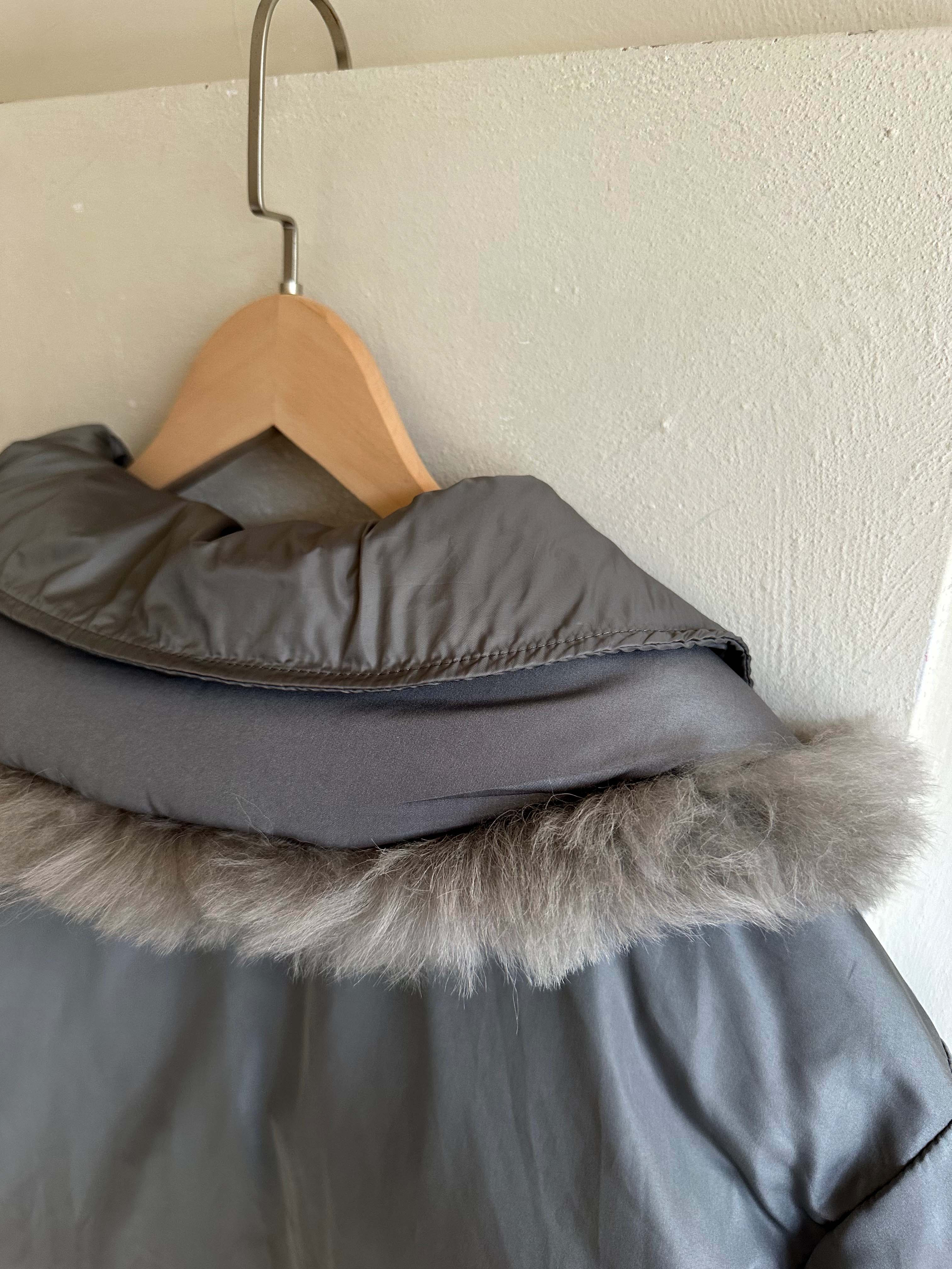 BS韓國可拆毛領鴨絨外套(兩色)-高度保暖