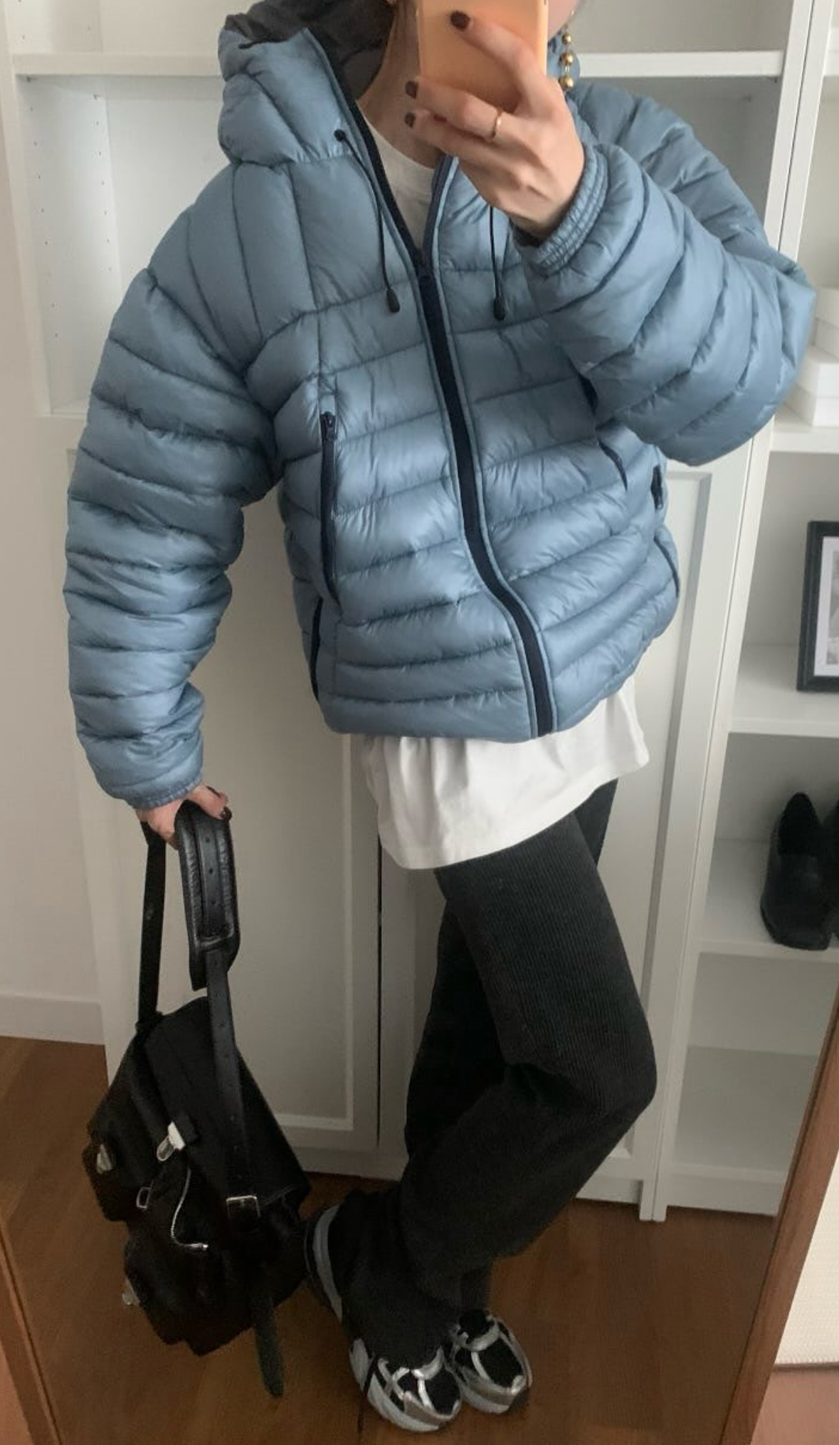 BS韓國多口袋連帽羽絨外套(三色)