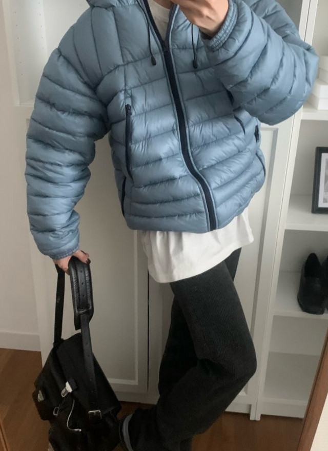 BS韓國多口袋連帽羽絨外套(三色)