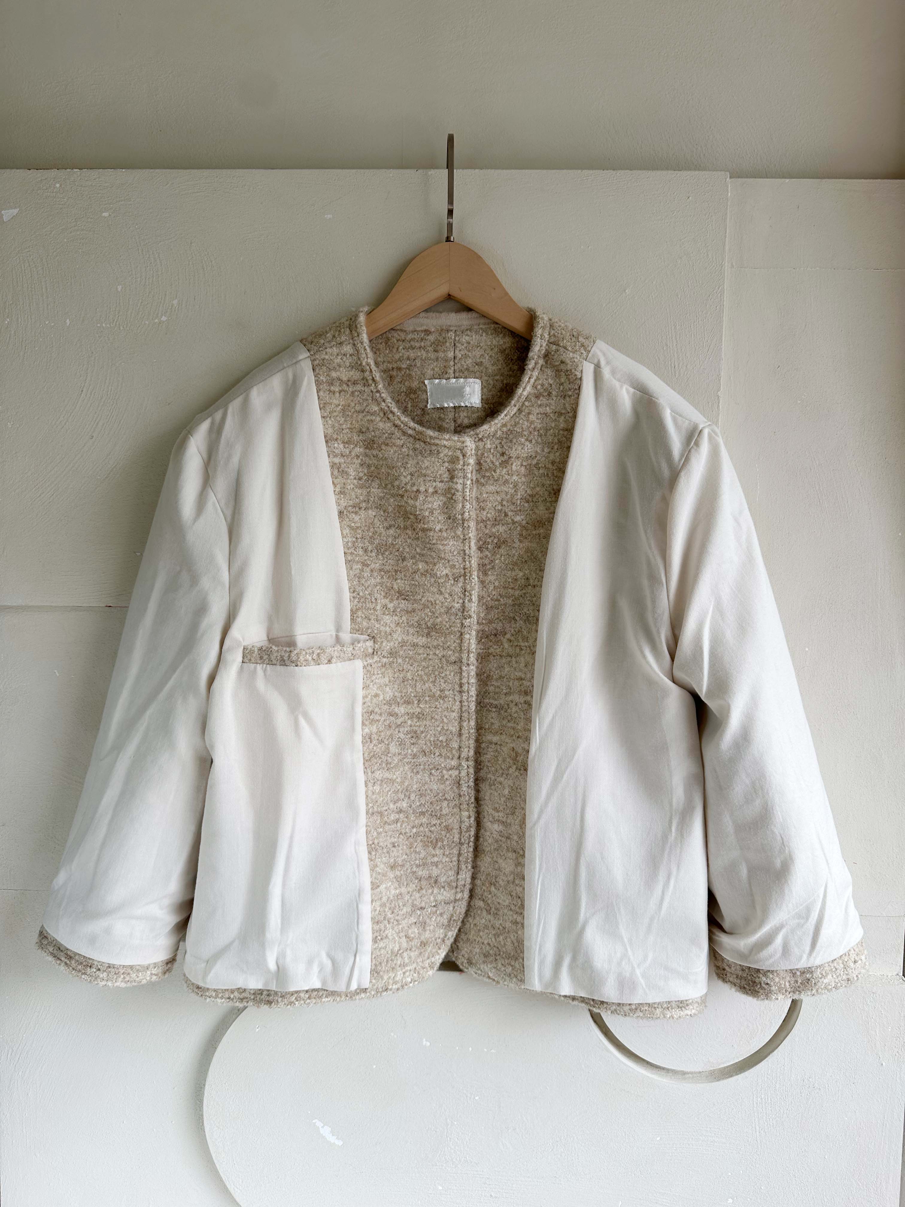 BS溫潤混織小香羊毛外套