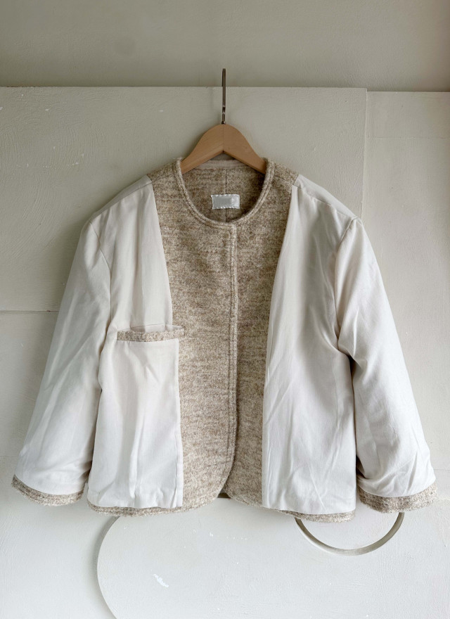 BS溫潤混織小香羊毛外套