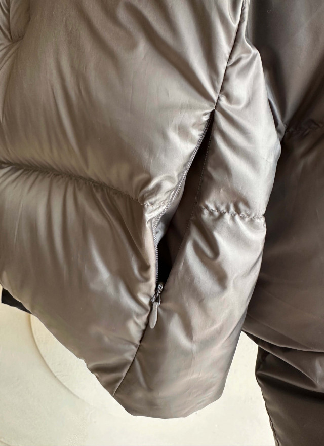 BS韓國可拆毛領鴨絨外套(兩色)-高度保暖