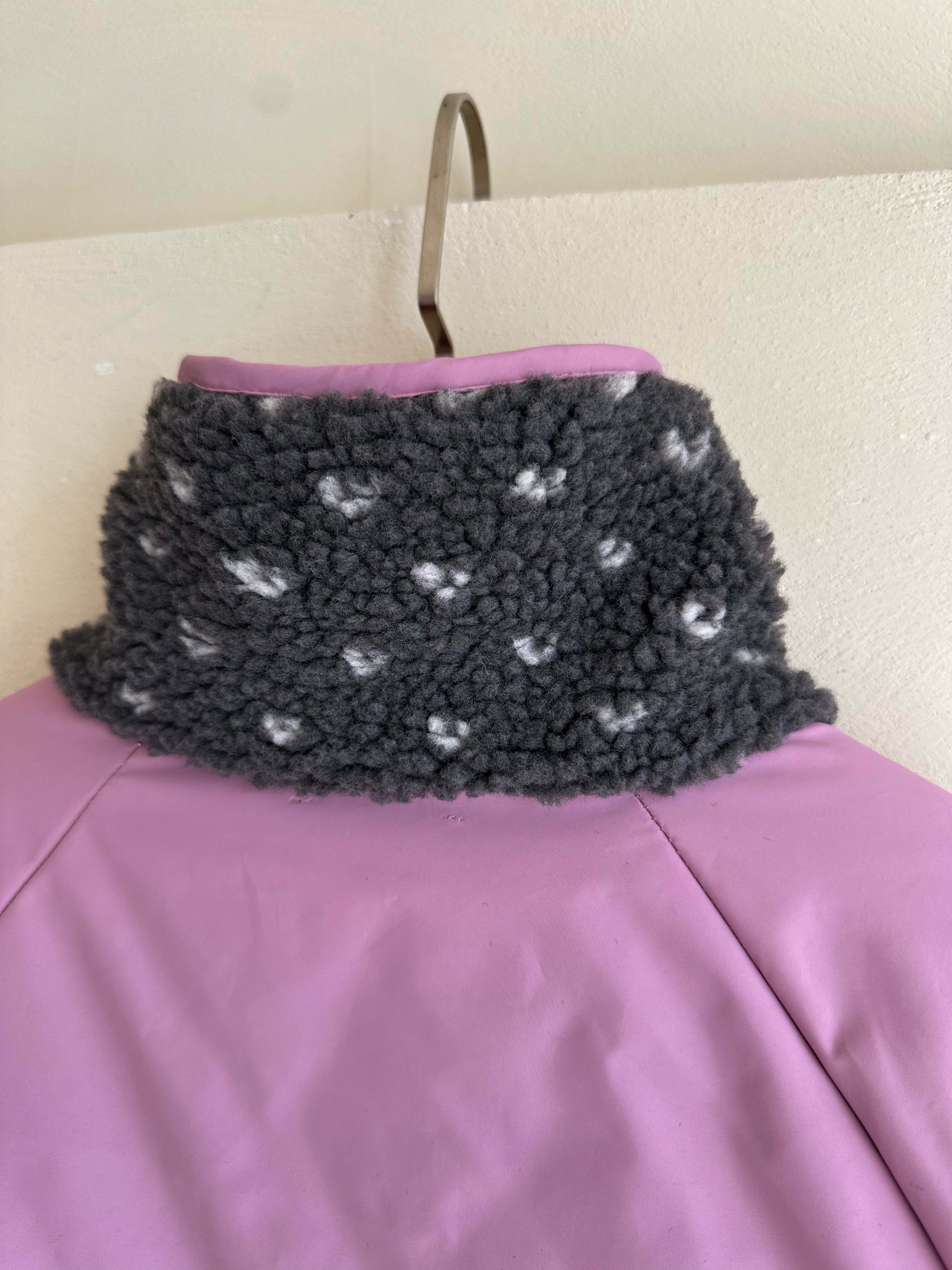 BS 圓點雙面羊羔絨外套 (雙面可穿)-兩色