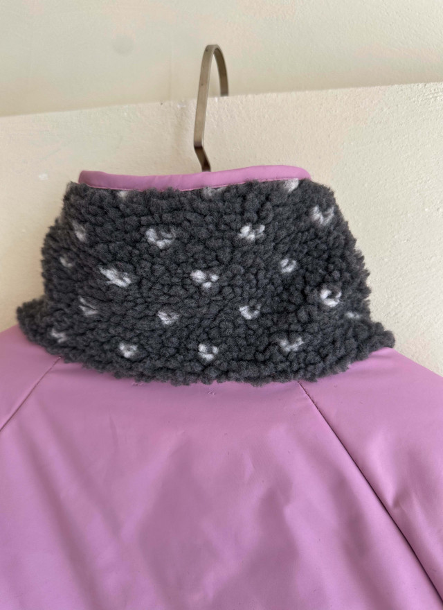 BS 圓點雙面羊羔絨外套 (雙面可穿)-兩色