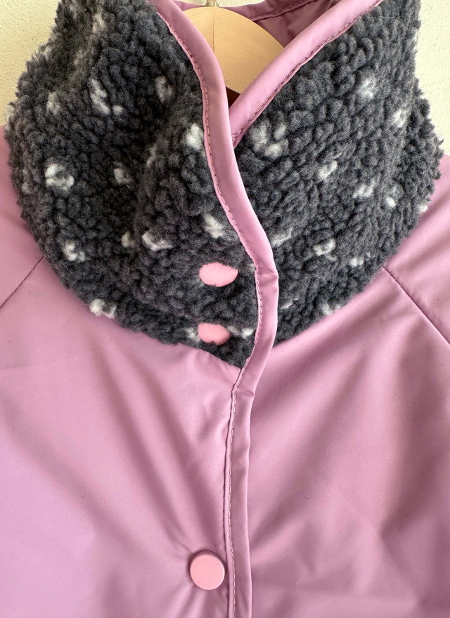 BS 圓點雙面羊羔絨外套 (雙面可穿)-兩色