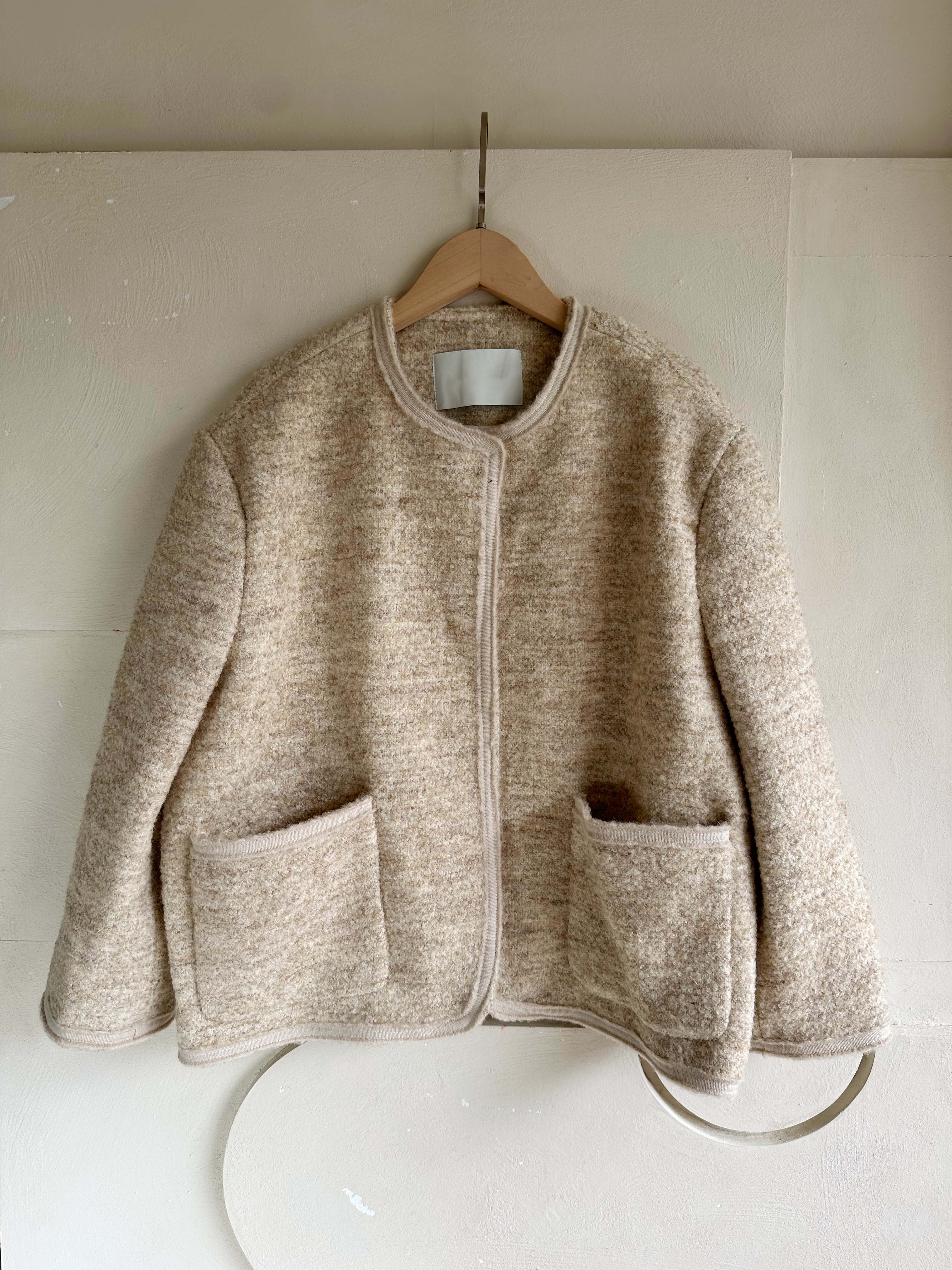 BS溫潤混織小香羊毛外套