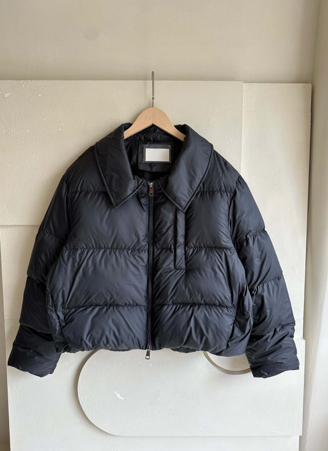 BS韓國可拆毛領鴨絨外套(兩色)-高度保暖