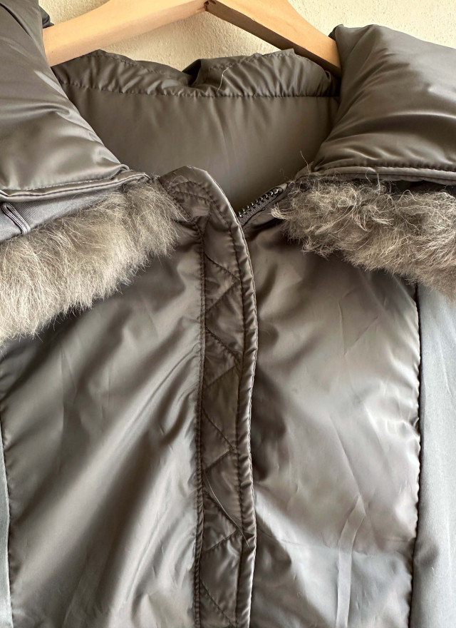 BS韓國可拆毛領鴨絨外套(兩色)-高度保暖