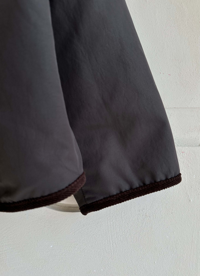 韓國撞色鴨絨外套-毛領不可拆