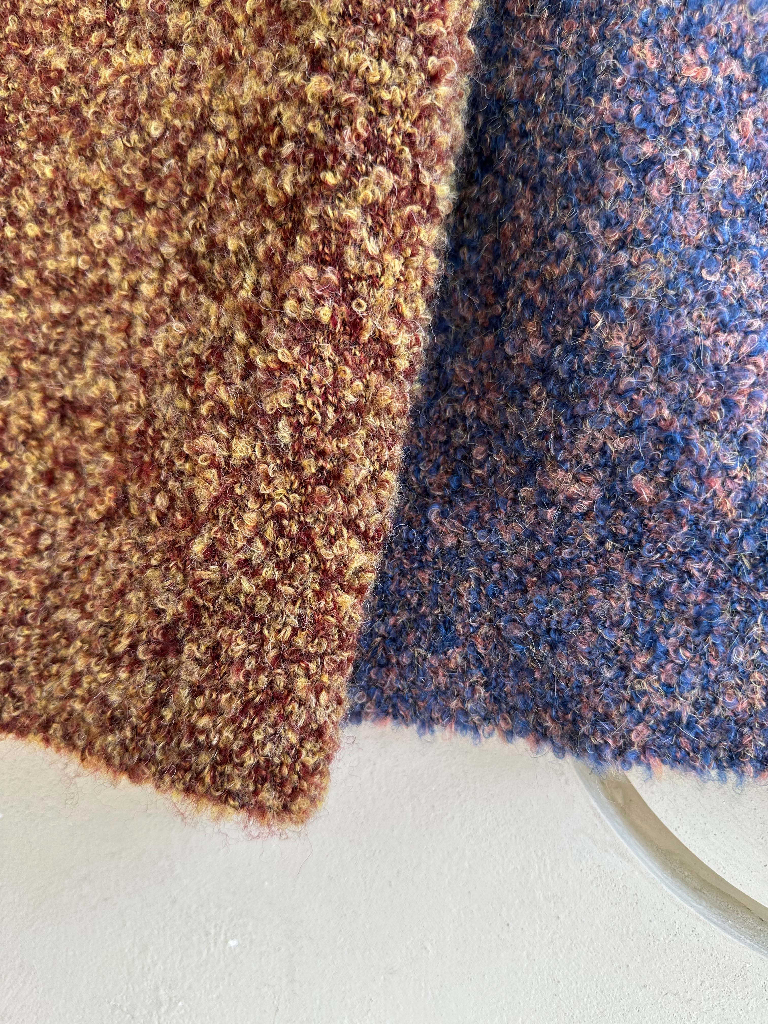 BS 混織V領背心(兩色)