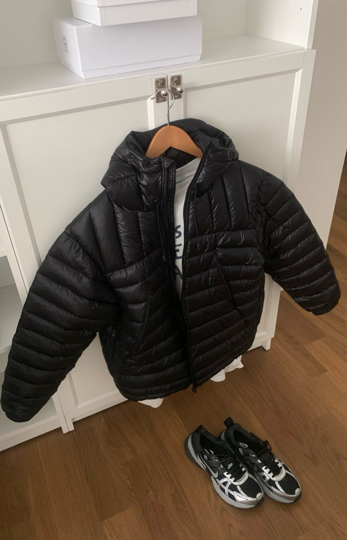 BS韓國多口袋連帽羽絨外套(三色)