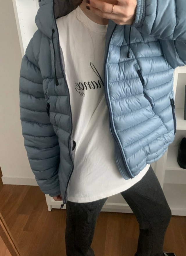 BS韓國多口袋連帽羽絨外套(三色)