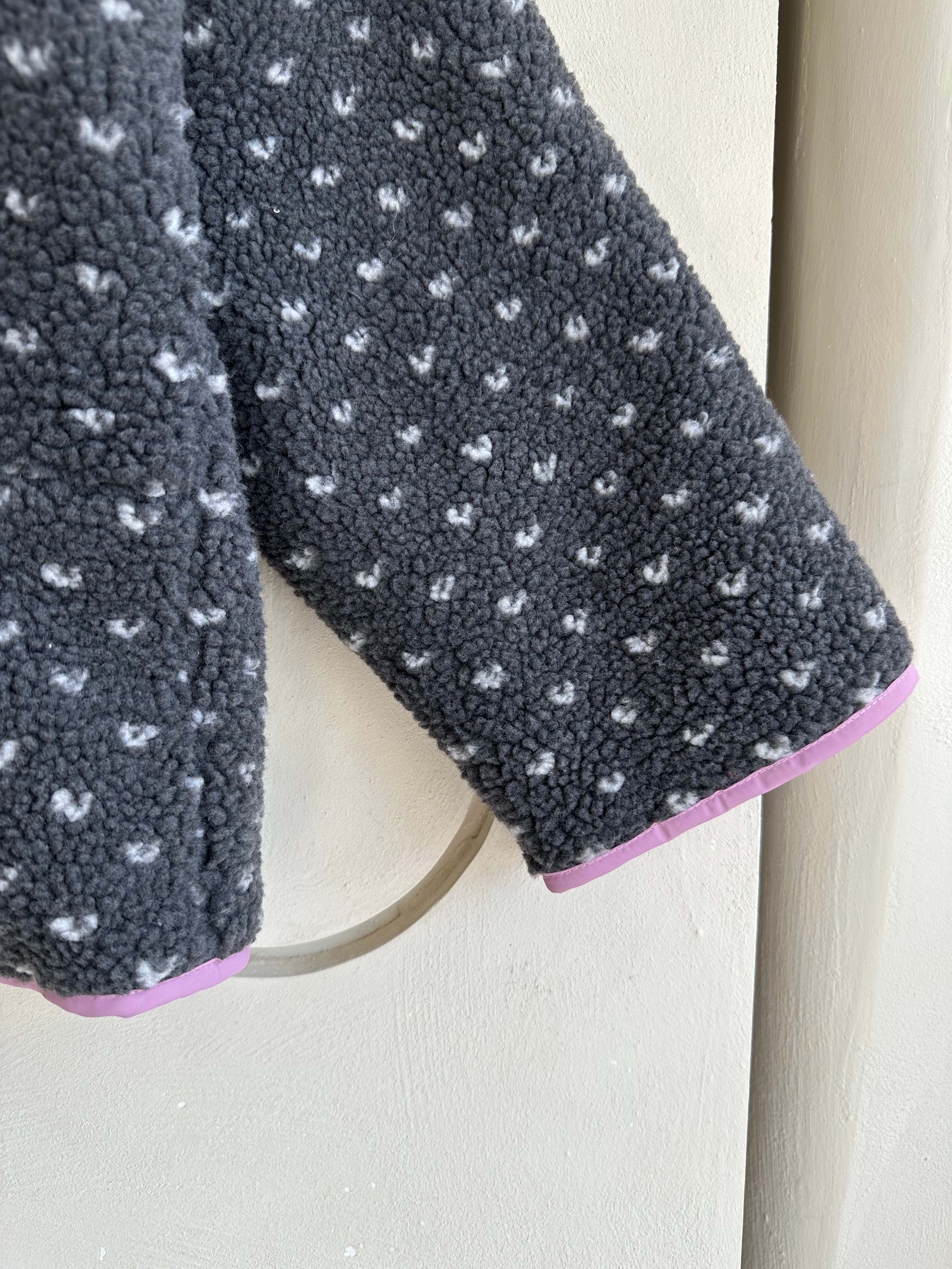 BS 圓點雙面羊羔絨外套 (雙面可穿)-兩色