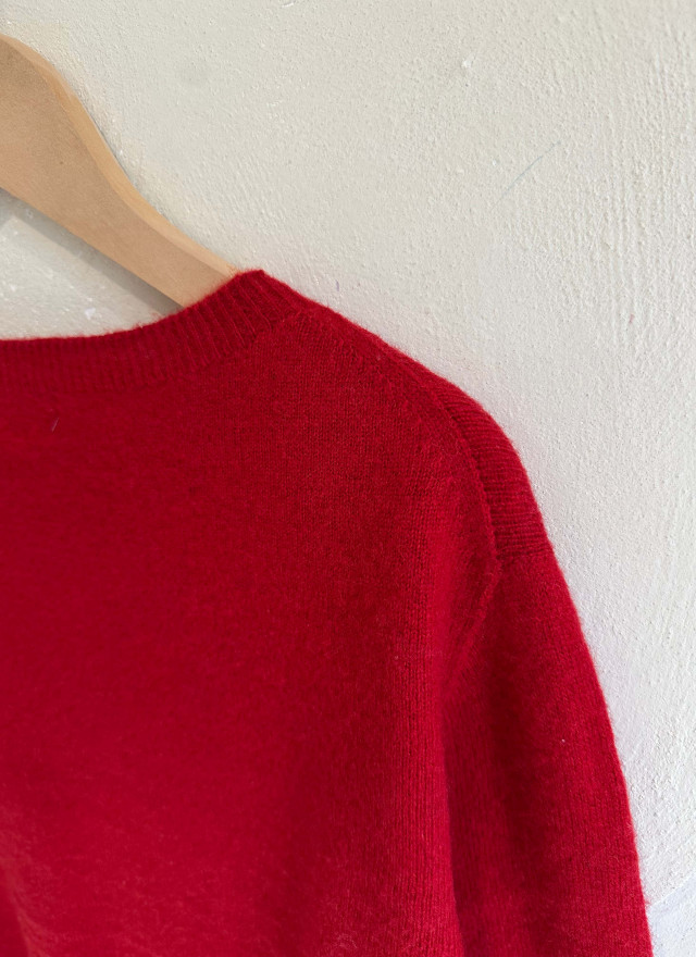 BS過年紅柔感羊毛針織衫