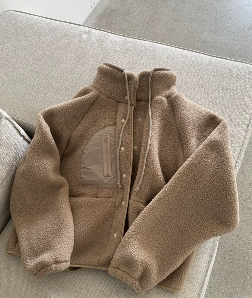 BS韓國立領羊羔絨外套(三色)