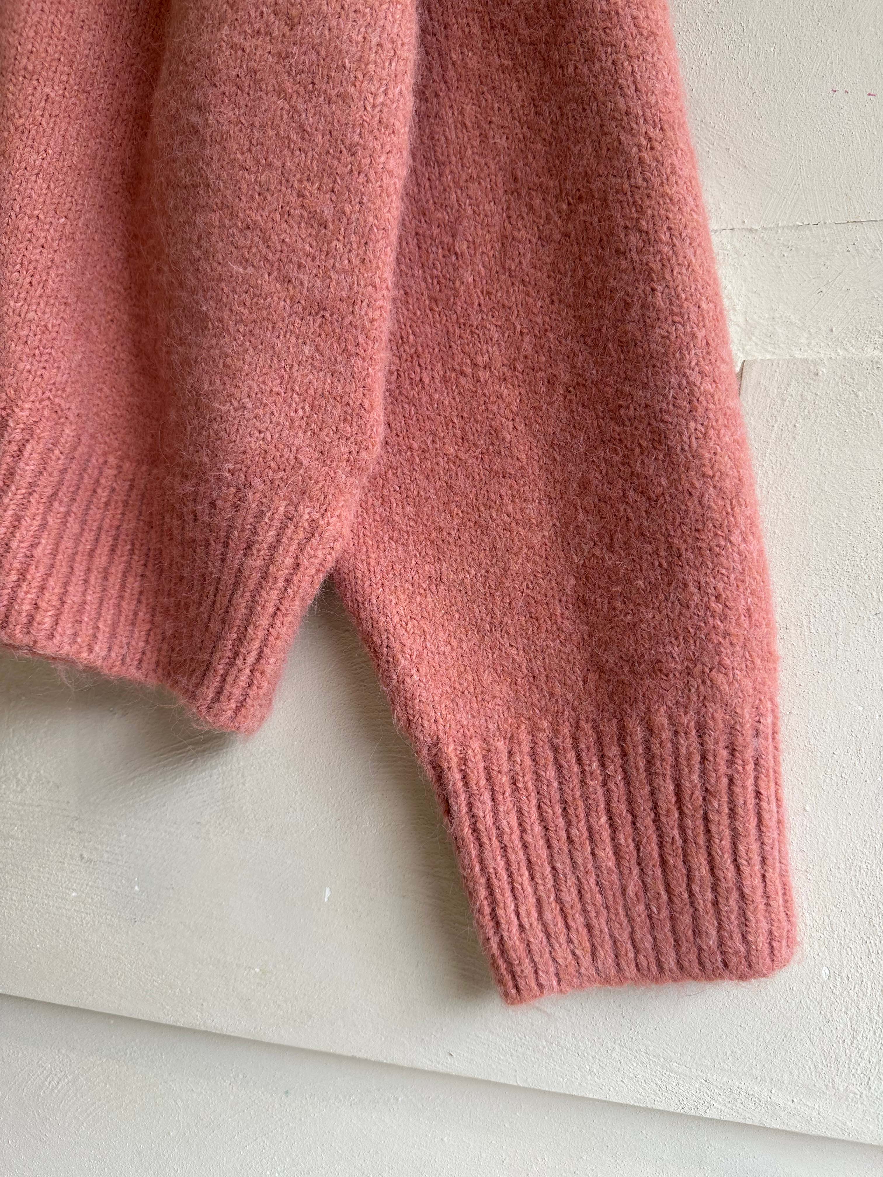 BS韓國排釦羊絨毛衣（三色）-男女皆可穿