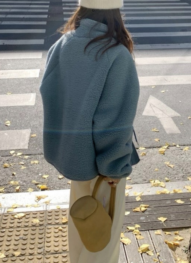 BS韓國立領羊羔絨外套(三色)