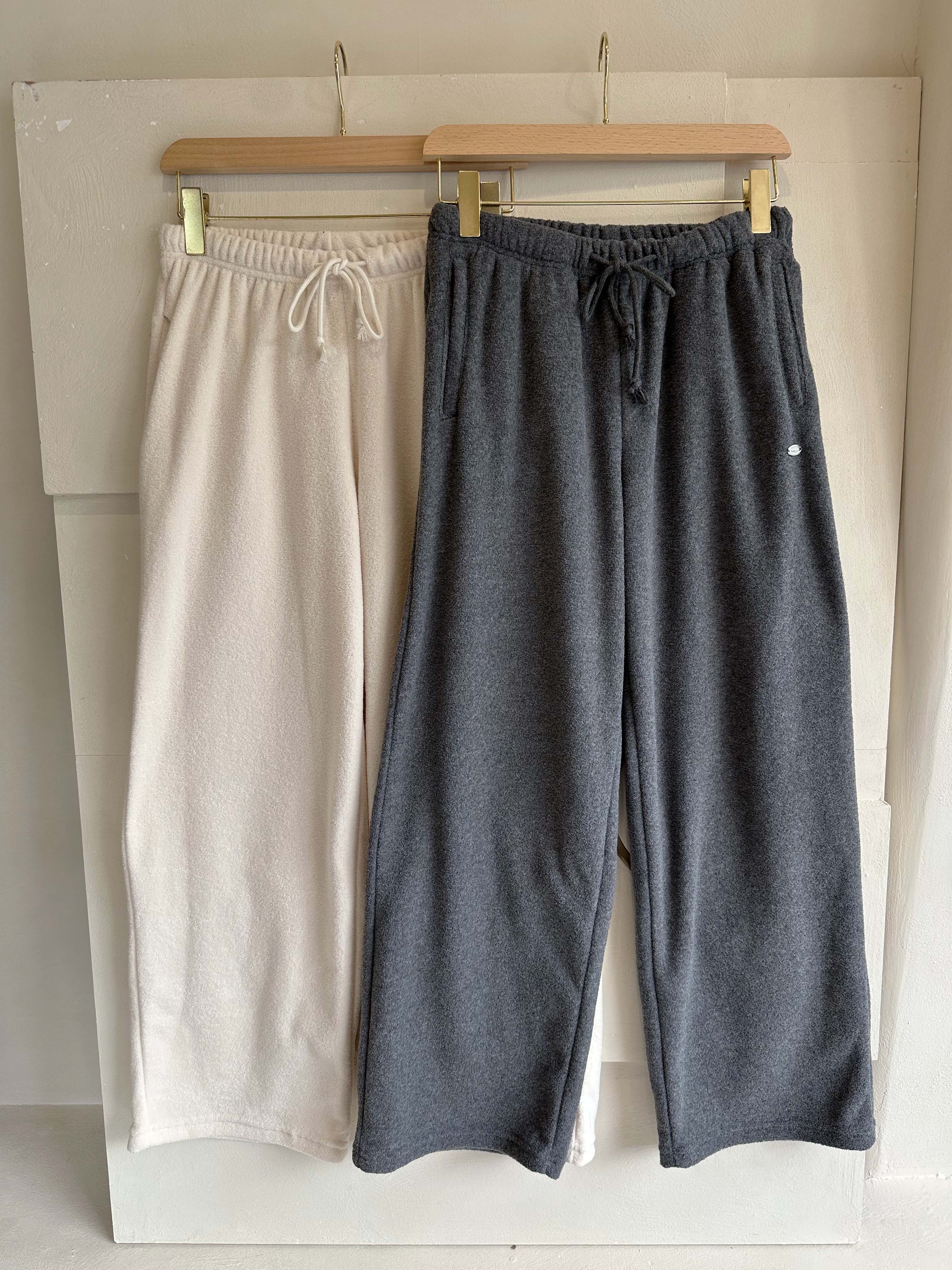 BS暖刷絨抽繩休閒褲(兩色)