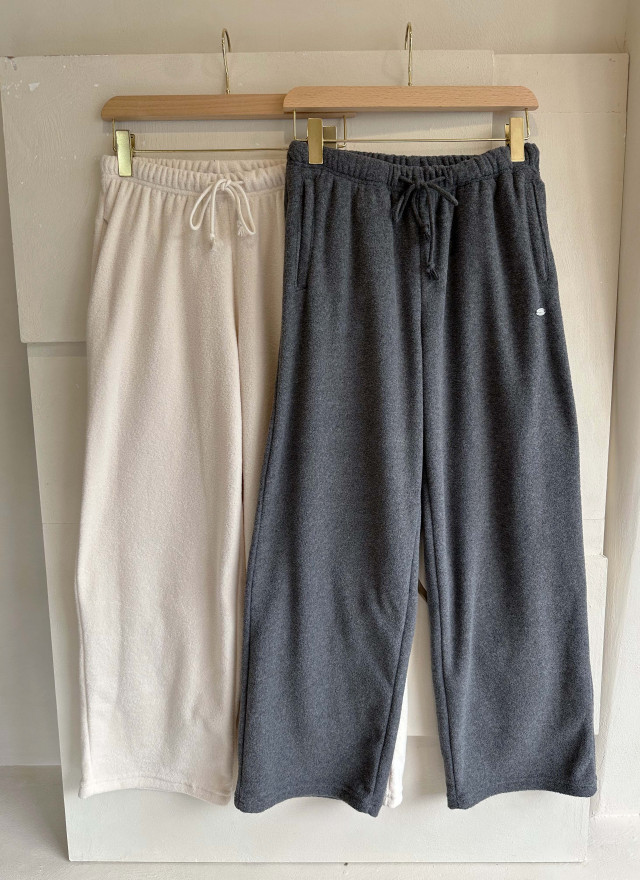 BS暖刷絨抽繩休閒褲(兩色)