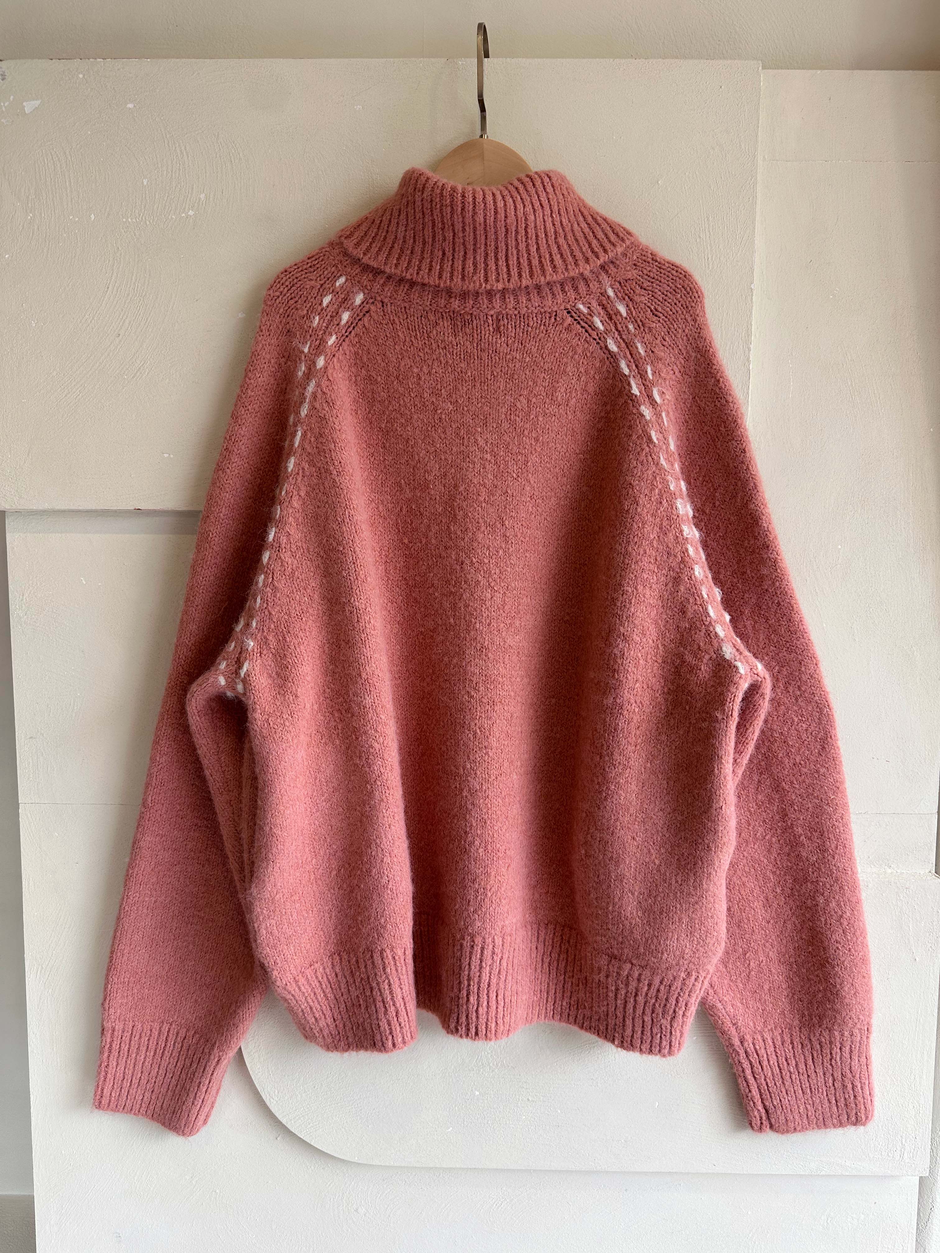 BS韓國排釦羊絨毛衣（三色）-男女皆可穿