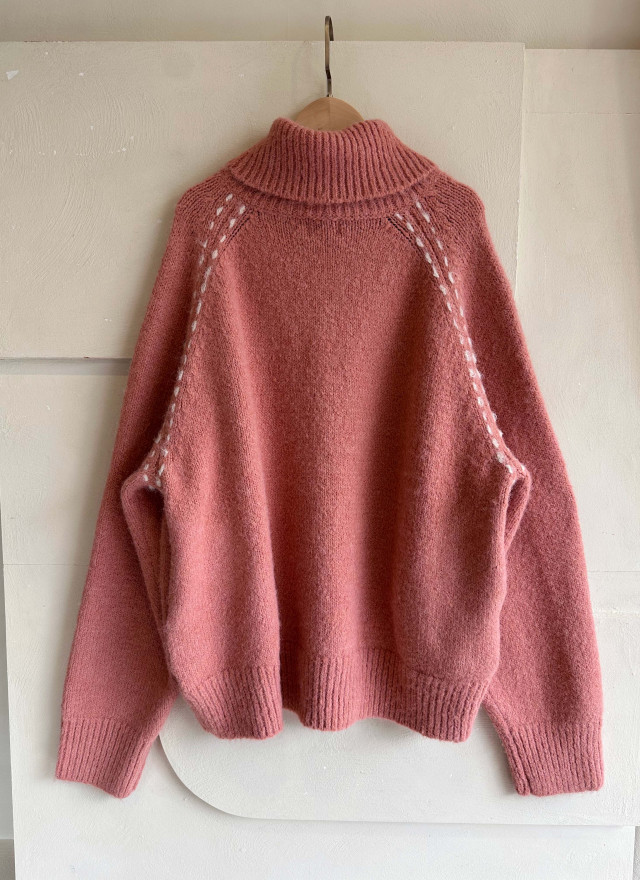 BS韓國排釦羊絨毛衣（三色）-男女皆可穿