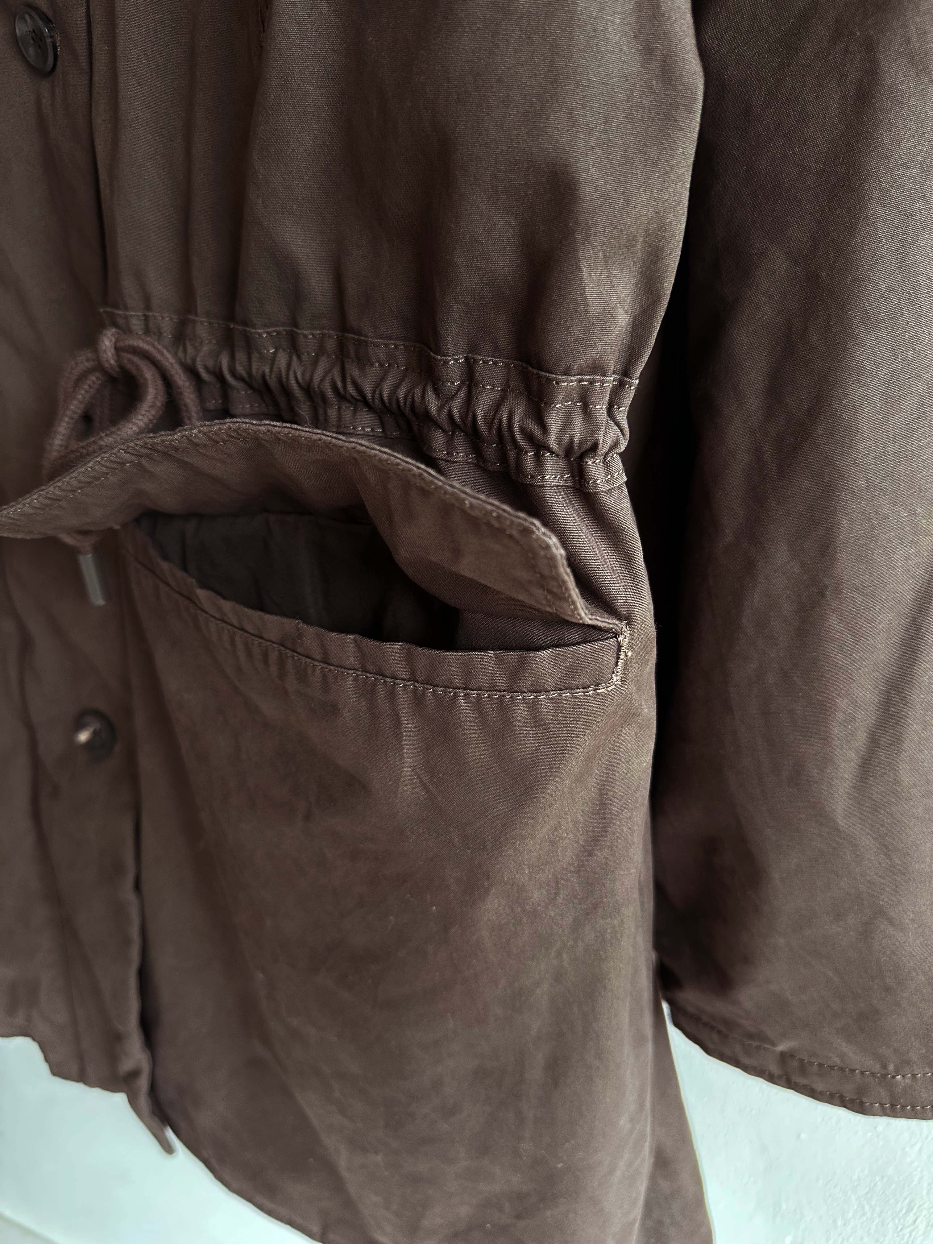 BS韓國摩卡羽絨Wellon連帽外套－毛領可拆