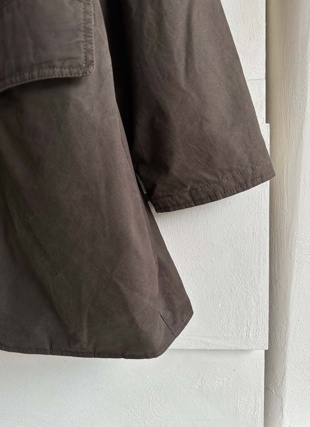 BS韓國摩卡羽絨Wellon連帽外套－毛領可拆