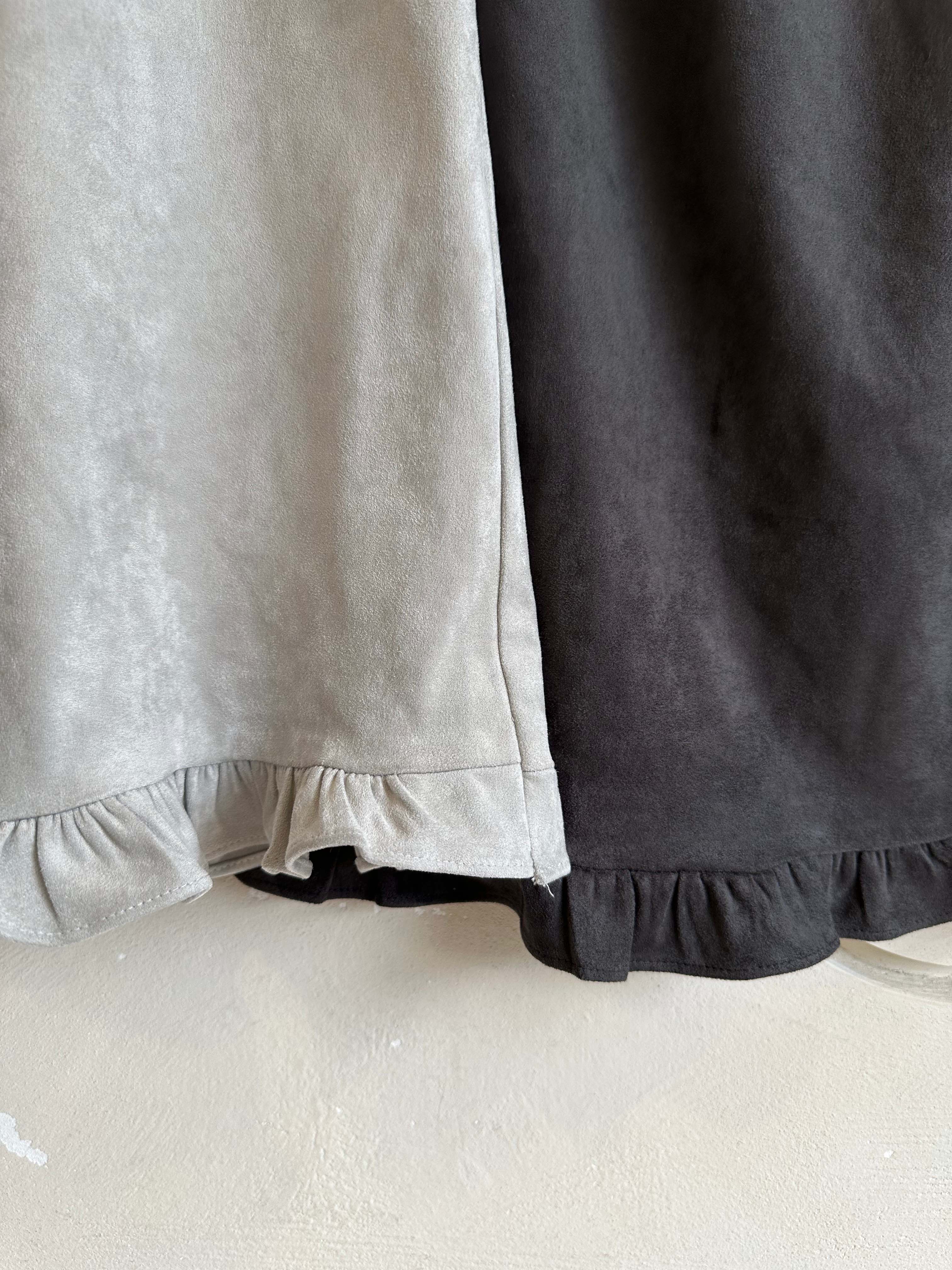 BS抽繩垂墜荷葉裙(兩色)