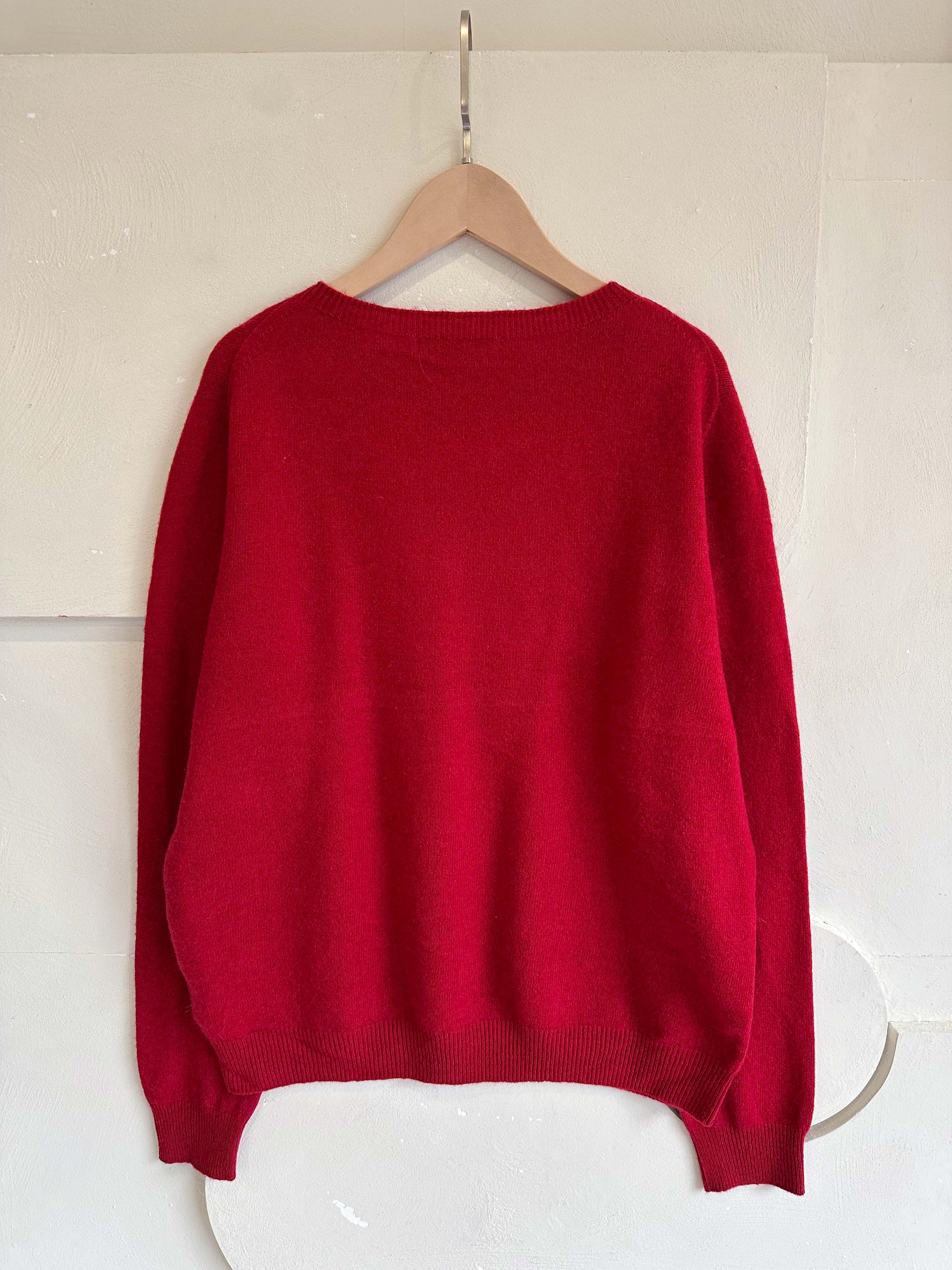 BS過年紅柔感羊毛針織衫