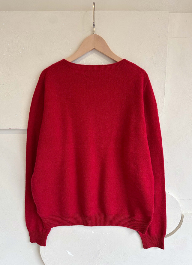 BS過年紅柔感羊毛針織衫