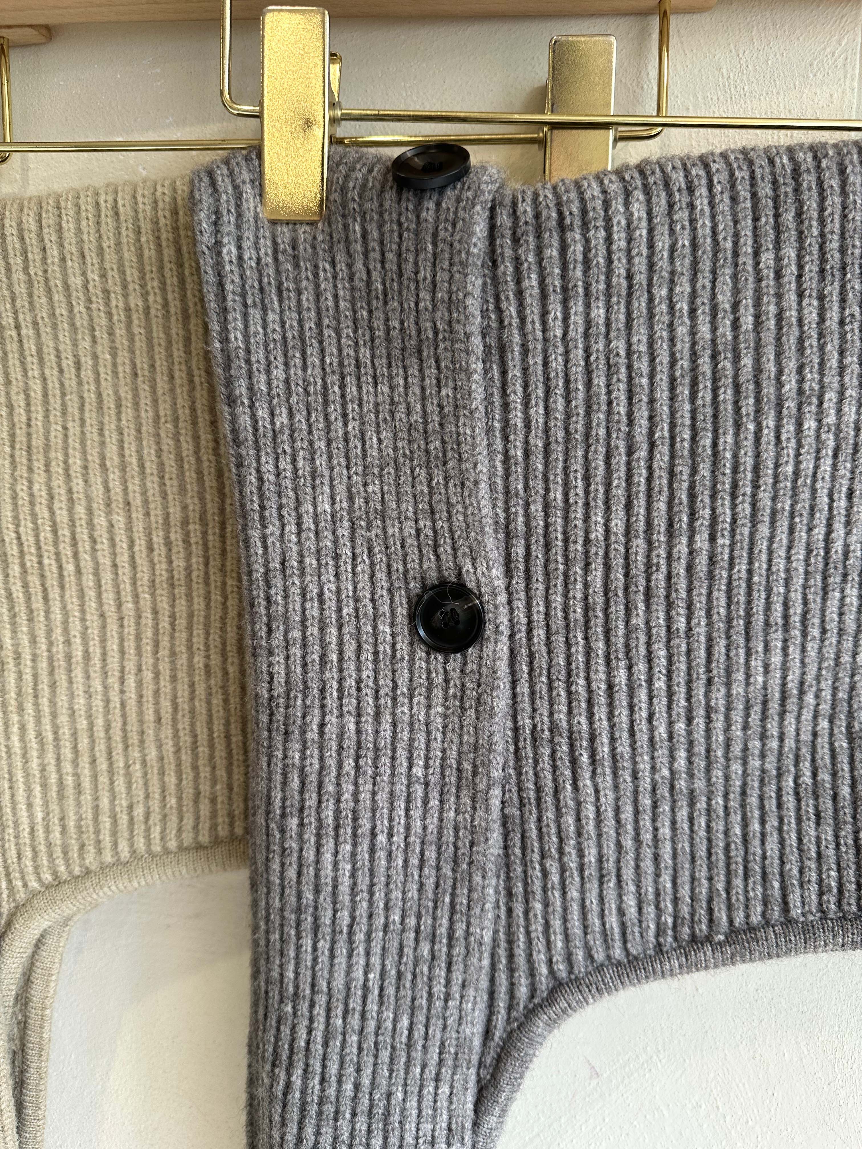 BS羅紋針織連帽圍巾(三色)