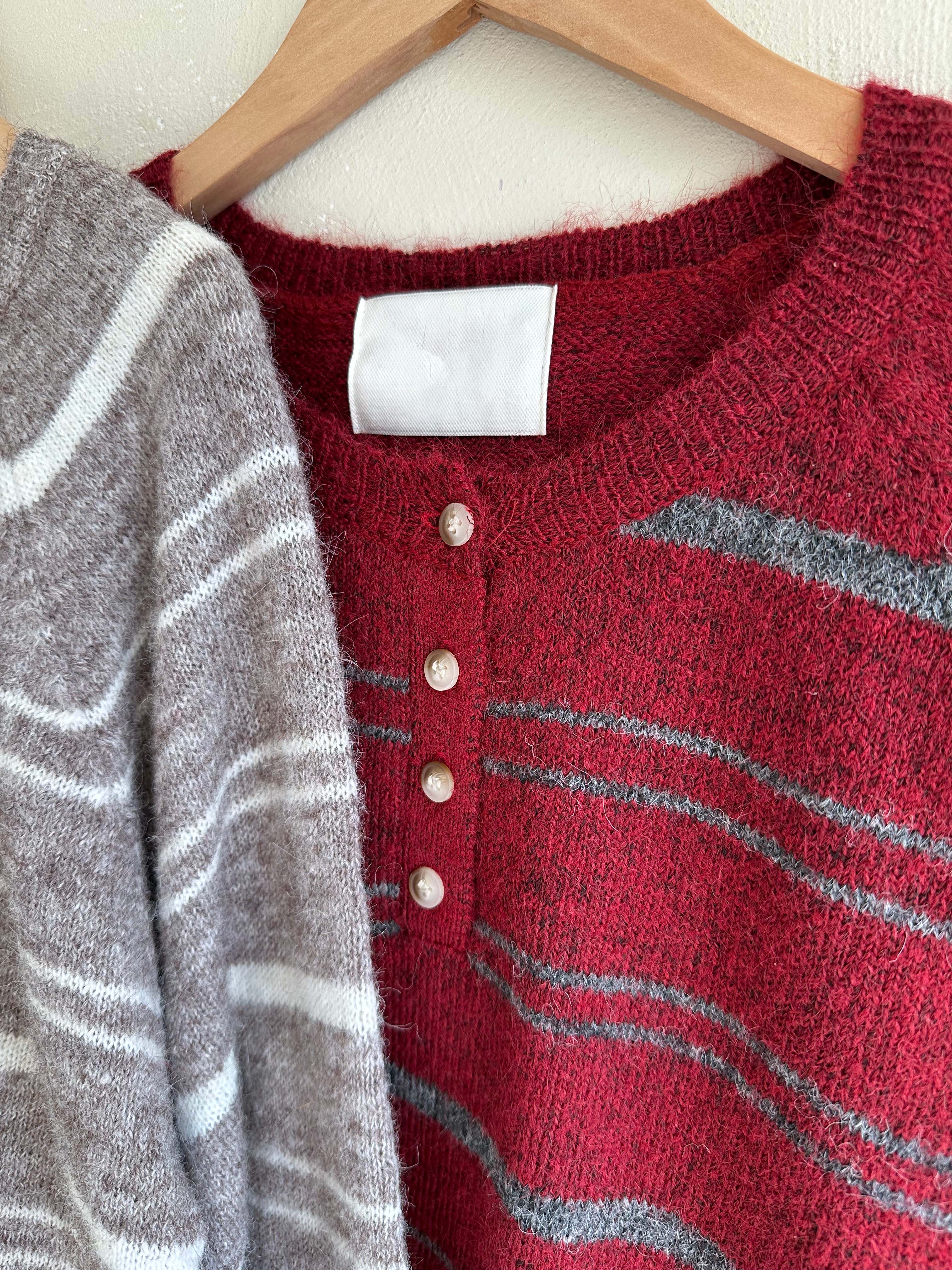 BS圓領細條針織上衣(三色)