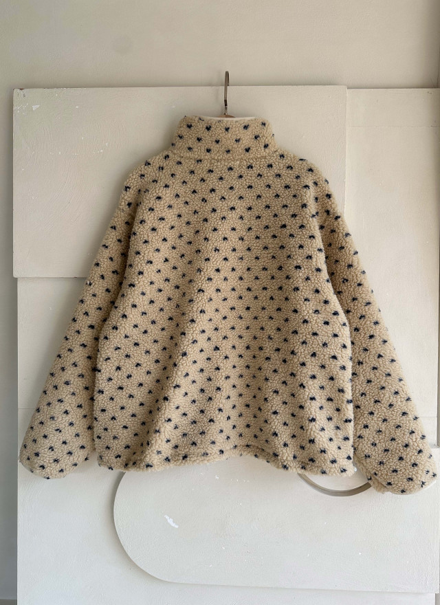 BS拉鍊立領羊羔絨上衣