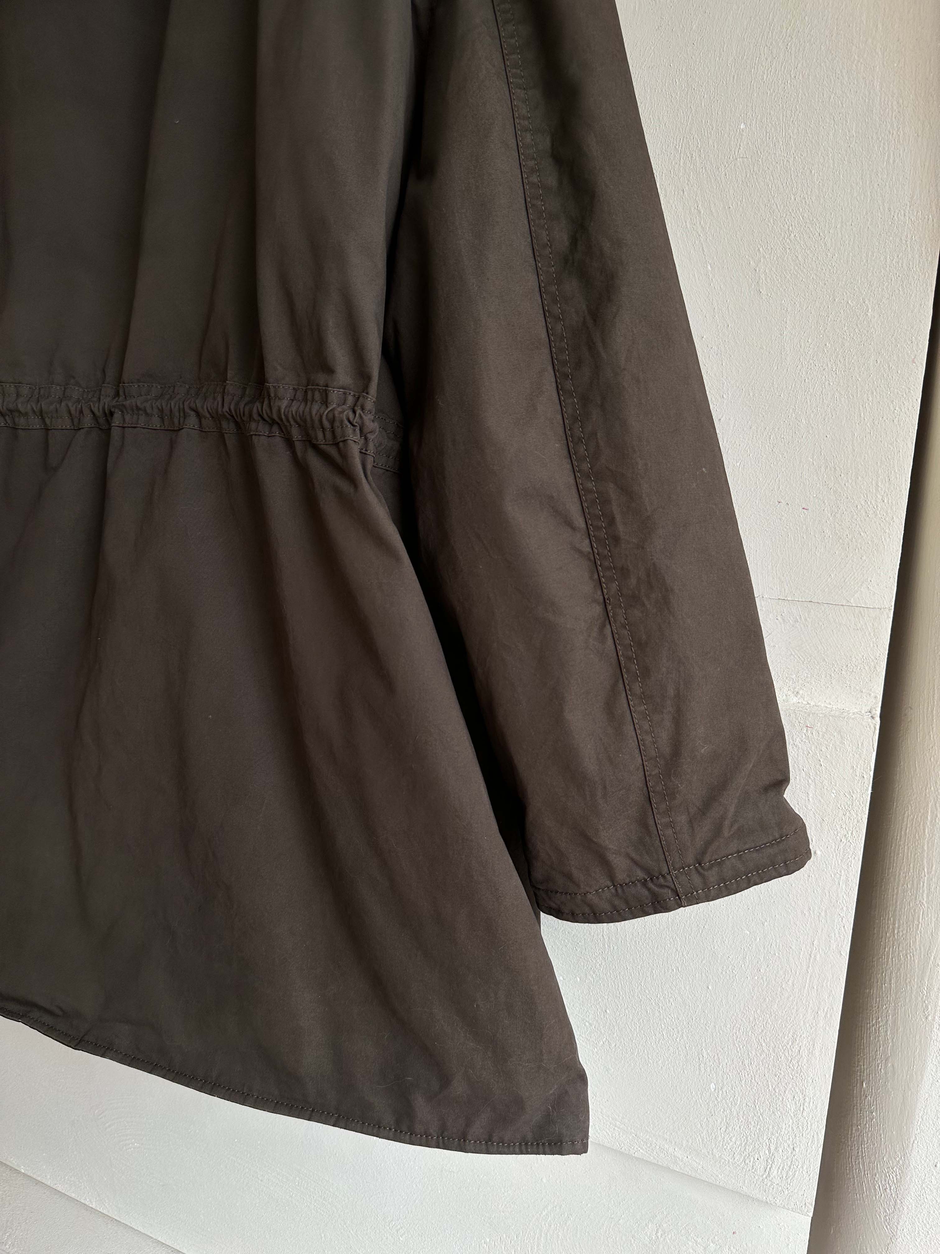 BS韓國摩卡羽絨Wellon連帽外套－毛領可拆