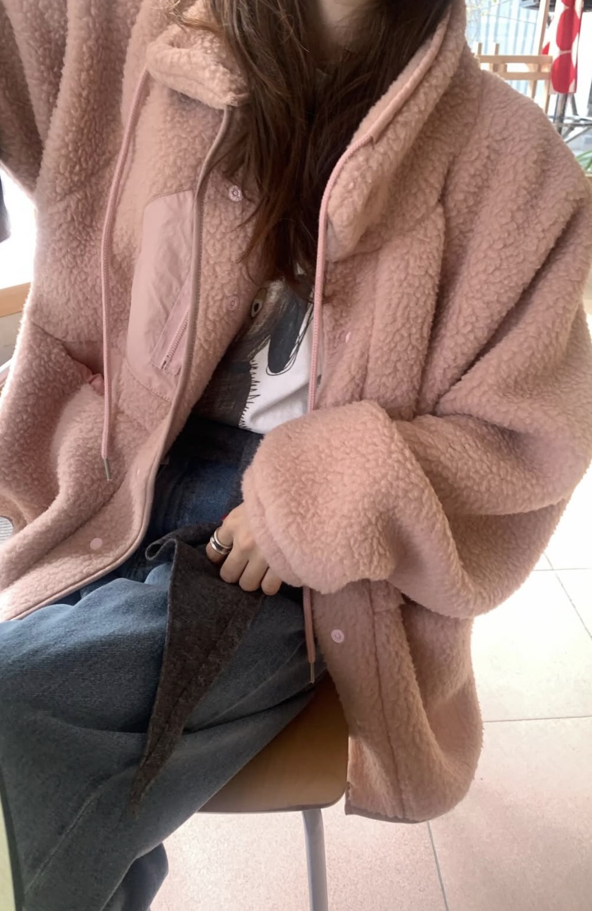 BS韓國立領羊羔絨外套(三色)