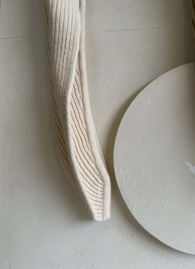 BS羅紋針織連帽圍巾(三色)